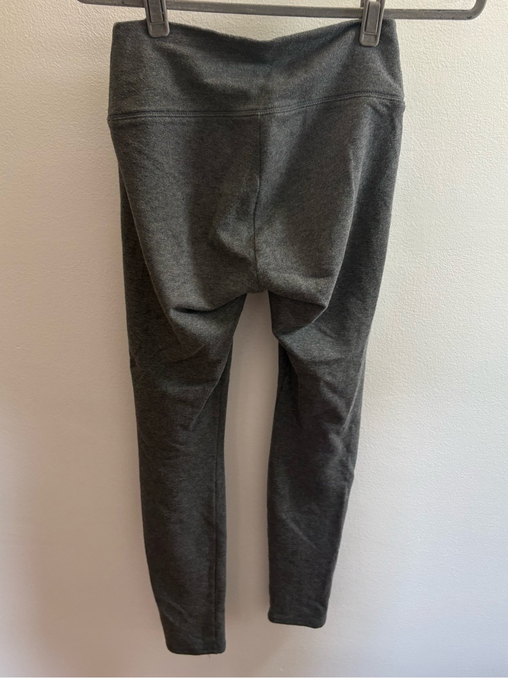 Luxe Charcoal Gray Leggings S - Picture 3 of 3